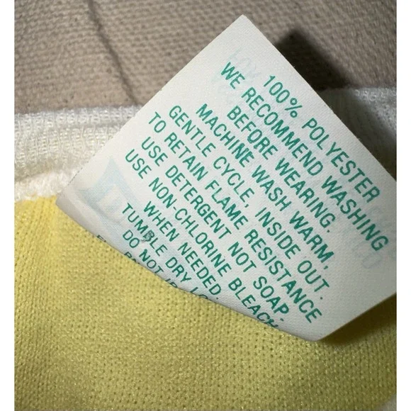 Vintage Dr Denton BabyGro Baby Sherpa Fleece Footed Pajamas 0-6 Mo. Duck Sleeper - Picture 13 of 14